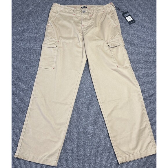 True Religion Women Size 32 Travertine Military Single Needle Cargo Pants 208061 - Picture 2 of 12